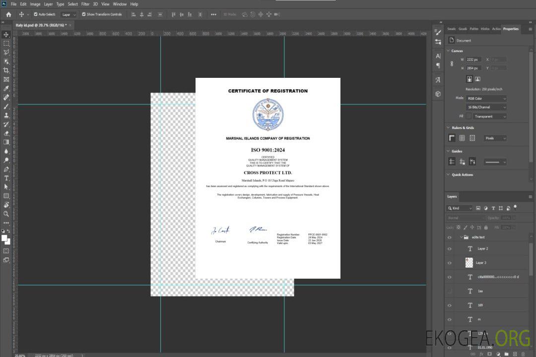 Modèle Word et PDF de certificat d'enregistrement d'entreprise des Îles Marshall template Modèle Word et PDF de certificat d'enregistrement d'entreprise des Îles Marshall template
